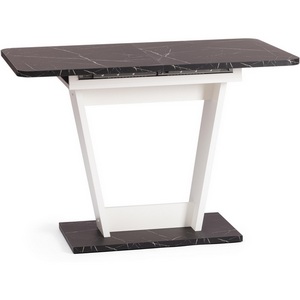 Изображение товара Кухонный стол с вставкой FOX (ЛДСП/Белый) (прямоугольная столешница)