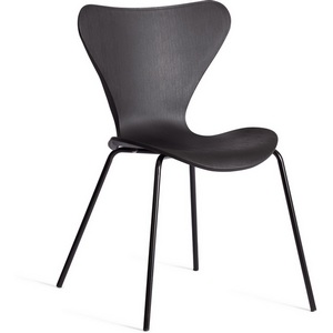 Изображение товара Стул Jacobsen (mod DC 102-1) (Пластик,Металл /Черный,Черный)