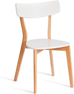 Изображение товара Стул Claire (комплект) (МДФ/Белый,Натуральное дерево) арт.