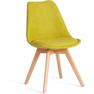 Изображение товара Стул TULIP SOFT (mod. 053V) / 1 шт. в упаковке (Дерево,Пластик,Ткань /Светло-зеленый)
