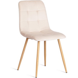 Изображение товара Стул CHILLY (mod. 7094-1) / 1 шт. в упаковке (Вельвет,Металл /Бежевый )