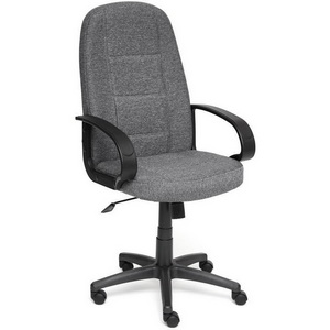 Изображение товара Офисное кресло - стул компьютерный с тканевой обивкой серый (ткань) 129