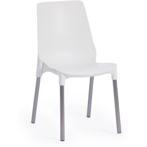 Изображение товара Стул GENIUS (mod 75) / 2 шт. в упаковке (Металл,Пластик/Белый) арт.