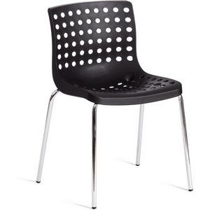 Изображение товара Стул SKALBERG (mod. C-084-A) / 2 шт. в упаковке (Металл,Пластик/Черный) арт.