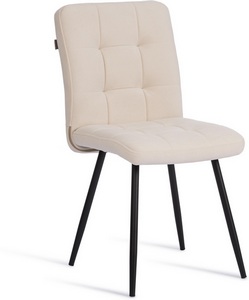 Изображение товара Стул обеденный Medeo (Флок/Молочный,Черный) арт.