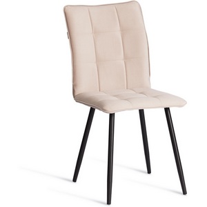 Изображение товара Стул обеденный Bari (Флок/Бежевый,Черный) арт.