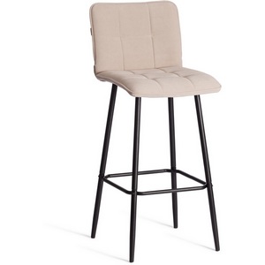 Изображение товара Барный стул Bari/Бари (Металл,Велюр/Бежевый) арт.