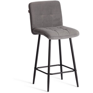 Изображение товара Полубарный стул Medeo/Медео (Металл,Велюр/Серый) арт.