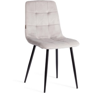 Изображение товара Стул CHILLY (mod. JSC-220) / 1 шт. в упаковке (Велюр,Металл /Серый) арт.