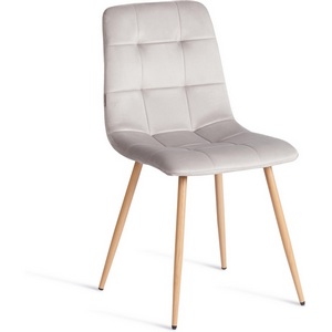 Изображение товара Стул CHILLY (mod. JSC-220) / 1 шт. в упаковке (Велюр,Металл /Серый) арт.