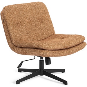 Изображение товара Кресло лаунж Oslo/Осло крестовина, велюр/букле, VT shape amber