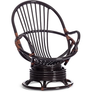 Изображение товара Кресло вращающееся FLORES /без подушки/ Античный коричневый 2211