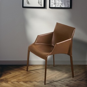 Изображение товара Стул с подлокотниками Morgan, экокожа коричневый Top Concept Morgan 2001000000000