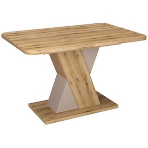 Изображение товара Стол с вставкой раскладной (120+40) дуб эвок прибрежный/глиняный серый Top Concept Bruno 12866 (прямоугольная столешница)