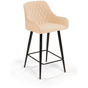 Изображение товара Стул полубарный Top Concept Robert, бархат бежевый 5