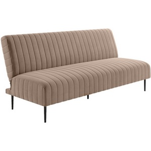 Изображение товара Baccara диван-кровать трехместный прямой без подлокотников, бархат бежевый 05 Top Concept арт.14472