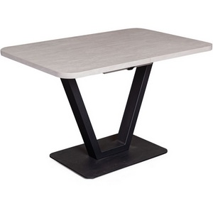 Изображение товара Стол вставка-бабочка Top Concept Forward раздвижной (120+40) цемент светлый (прямоугольная столешница)