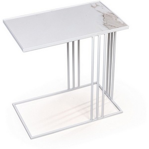 Изображение товара Журнальный столик Top Concept Stone 026, керамика белая (арт. A026.D01) (прямоугольная столешница)