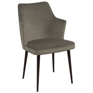 Изображение товара Стул с подлокотниками Top Concept Hunt, бархат 03 / черный конус