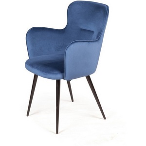 Изображение товара Стул с подлокотниками King, бархат синий 29 Top Concept арт.20811