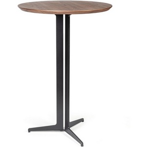 Изображение товара Барный стол с закругленными углами Top Concept Slot 65, орех (круглая столешница)