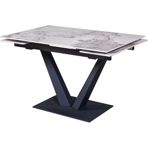 Изображение товара Стол раскладной Top Concept Малибу (120+30+30), керамика глянцевая Pandora