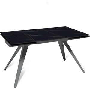 Изображение товара Стол раскладной Asti (140+40+40), керамика матовая Blackgold Top Concept 21878
