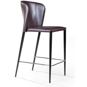 Изображение товара Стул полубарный Albert, кожа коричневый Top Concept Albert 2000000000000