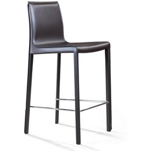 Изображение товара Стул полубарный Barrie, кожа коричневый Top Concept Barrie 2000000000000