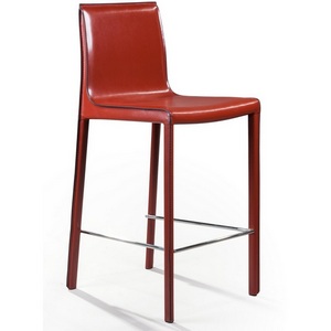 Изображение товара Стул полубарный Barrie, кожа ретро-красный Top Concept Barrie 2000000000000