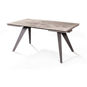 Изображение товара Стол с боковыми вставками на 8 персон раскладной (160+80), мрамор испанская светлый Top Concept Grant 2000000000000 (прямоугольная столешница, 4 ножки)