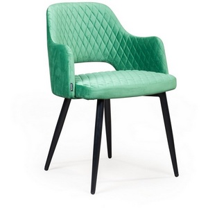 Изображение товара Стул с подлокотниками William,бархат нефритовый Top Concept William 2000000000000