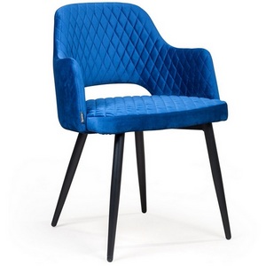 Изображение товара Стул с подлокотниками William, бархат кобальтовый Top Concept William 2000000000664K