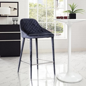 Изображение товара Стул полубарный Douglas, бархат чёрный Top Concept Douglas 2001000000000