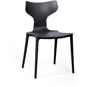 Изображение товара Стул для кухни с пластиковой обивкой Enzo, первичный пластик черный Top Concept Enzo 2001000000000