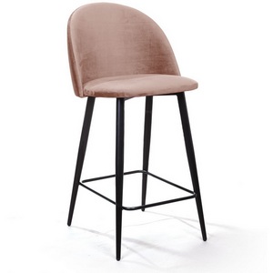 Изображение товара Стул полубарный Top Concept Thomas, бархат бежевый 5