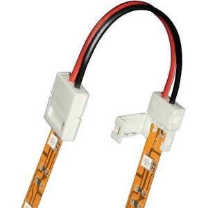 Изображение товара Коннектор (провод) для соединения светодиодных лент 5050 между собой, 2 контакта, набор 20 штук Uniel UCX-SS2/B20-NNN WHITE 020 POLYBAG