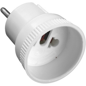 Изображение товара Переходник сетевой 16А, 3500Ватт, без заземления Uniel Сетевые переходники S-ES1-16R