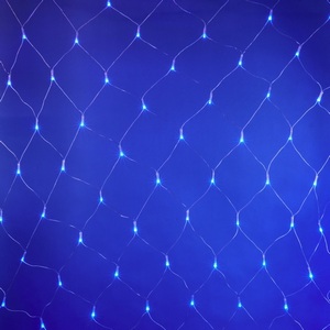 Изображение товара Сетка светодиодная с контроллером. светодиодов. 2.5х2 м. синяя. ULD-N2520-240/DTA BLUE IP20 Uniel