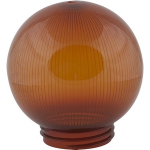 Изображение товара Плафон призматический (с насечками) для садово-парковых светильников Uniel UFP-P150A BRONZE