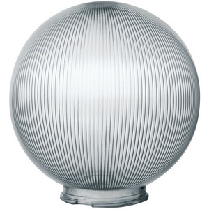 Изображение товара Плафон призматический (с насечками) для садово-парковых светильников Uniel UFP-P250В SMOKE