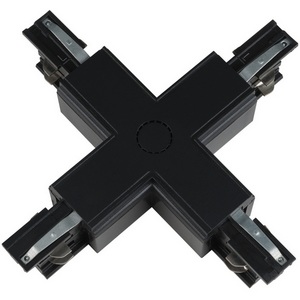 Изображение товара Соединитель для шинопроводов Х-образный Uniel UBX-A41 BLACK 1 POLYBAG
