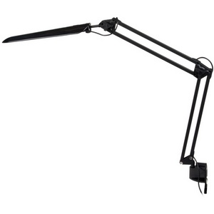 Изображение товара Настольная лампа led на струбцине для школьника светодиодная с выключателем TLD-524 Black/LED/500Lm/4500K/Dimmer Uniel