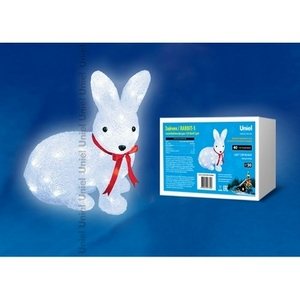 Изображение товара Световая фигура светодиодная заяц ULD-M2732-040/STA IP20 RABBIT-1 Uniel WHITE
