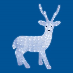 Изображение товара Световая светодиодная фигура в виде оленя ULD-M6393-200/STA IP20 DEER-1 Uniel WHITE
