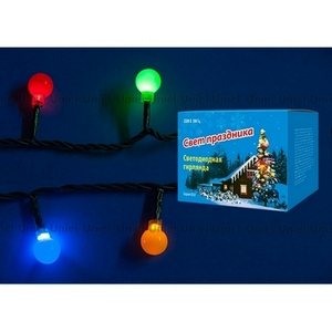 Изображение товара Гирлянда светодиодная ULD-S0280-020/DGA IP20 COLORBALLS Uniel MULTI