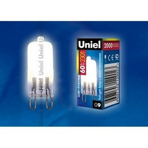 Изображение товара Лампочка галогеновая JCD-CL-60/G9 картон Uniel