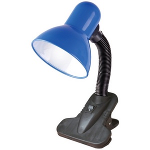 Изображение товара Настольная лампа с usb крепление прищепкой TLI-202 Blue. E27 Uniel