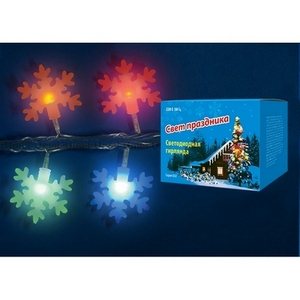 Изображение товара Гирлянда светодиодная ULD-S0700-050/DTA IP20 SNOWFLAKES-3 Uniel MULTI