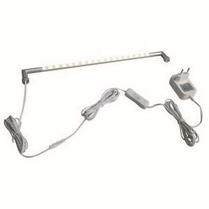 Изображение товара Настенный светильник линейный с вилкой светодиодный с выключателем ULM-F31-5,5W/WW IP20 картон Uniel SILVER